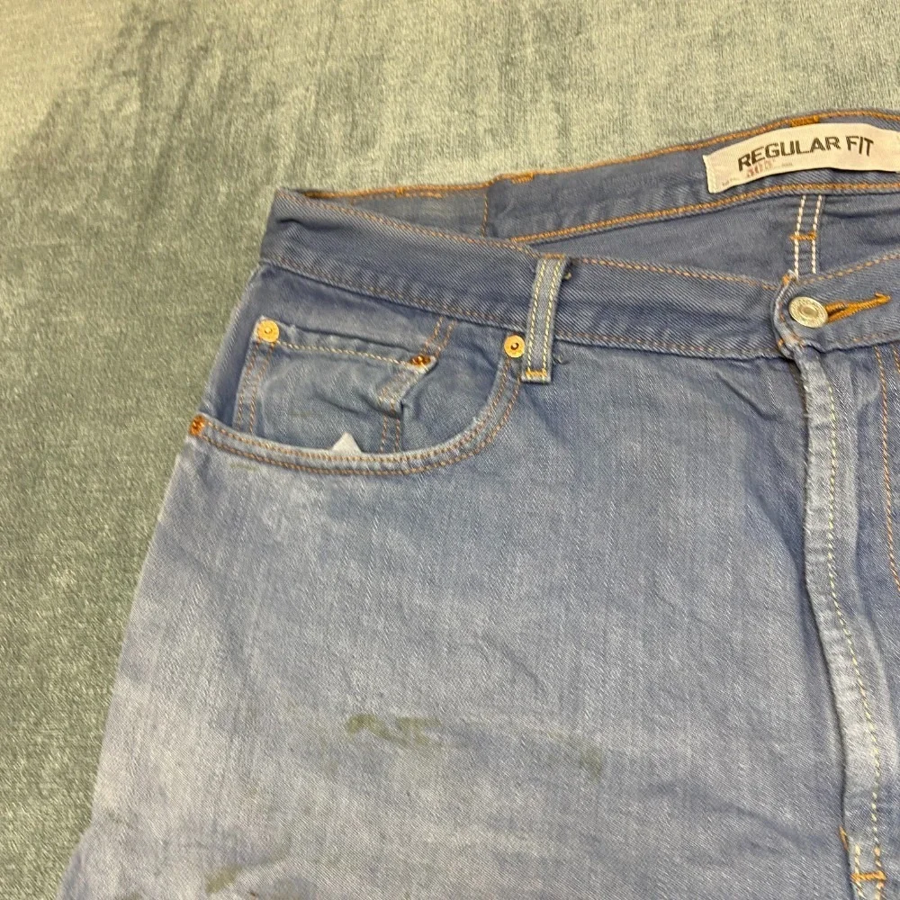 Levi's 505 Jeans Mens 40x32 Blue Denim Cotton Pockets Straight Leg Regular Fit